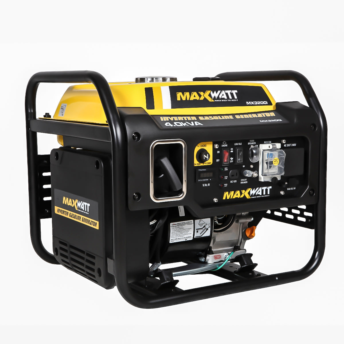 Maxwatt 3200w Petrol Inverter Generator