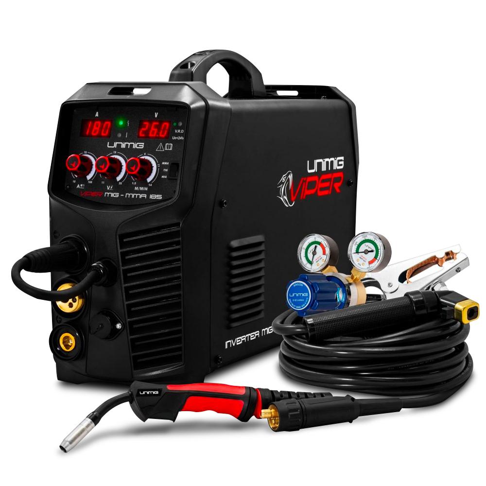 UNIMIG VIPER 185A MULTI-PROCESS ELECTRIC WELDER KUMJRVM186