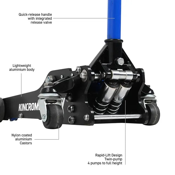 KINCROME 1450KG ALUMINIUM FRAME GARAGE JACK