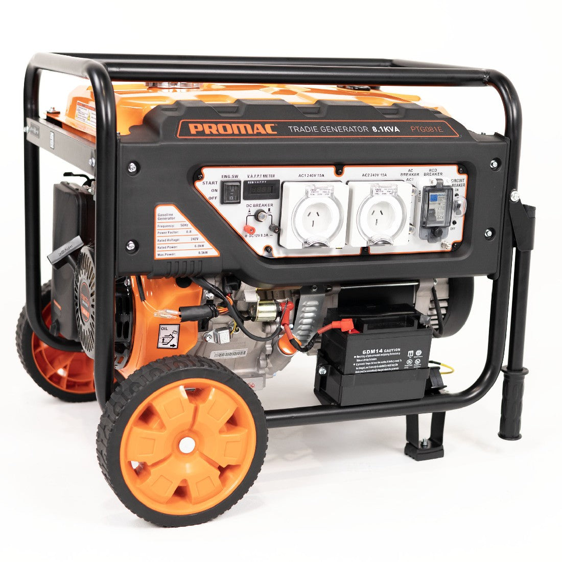 Promac 8.1kva Tradie Generator E-start