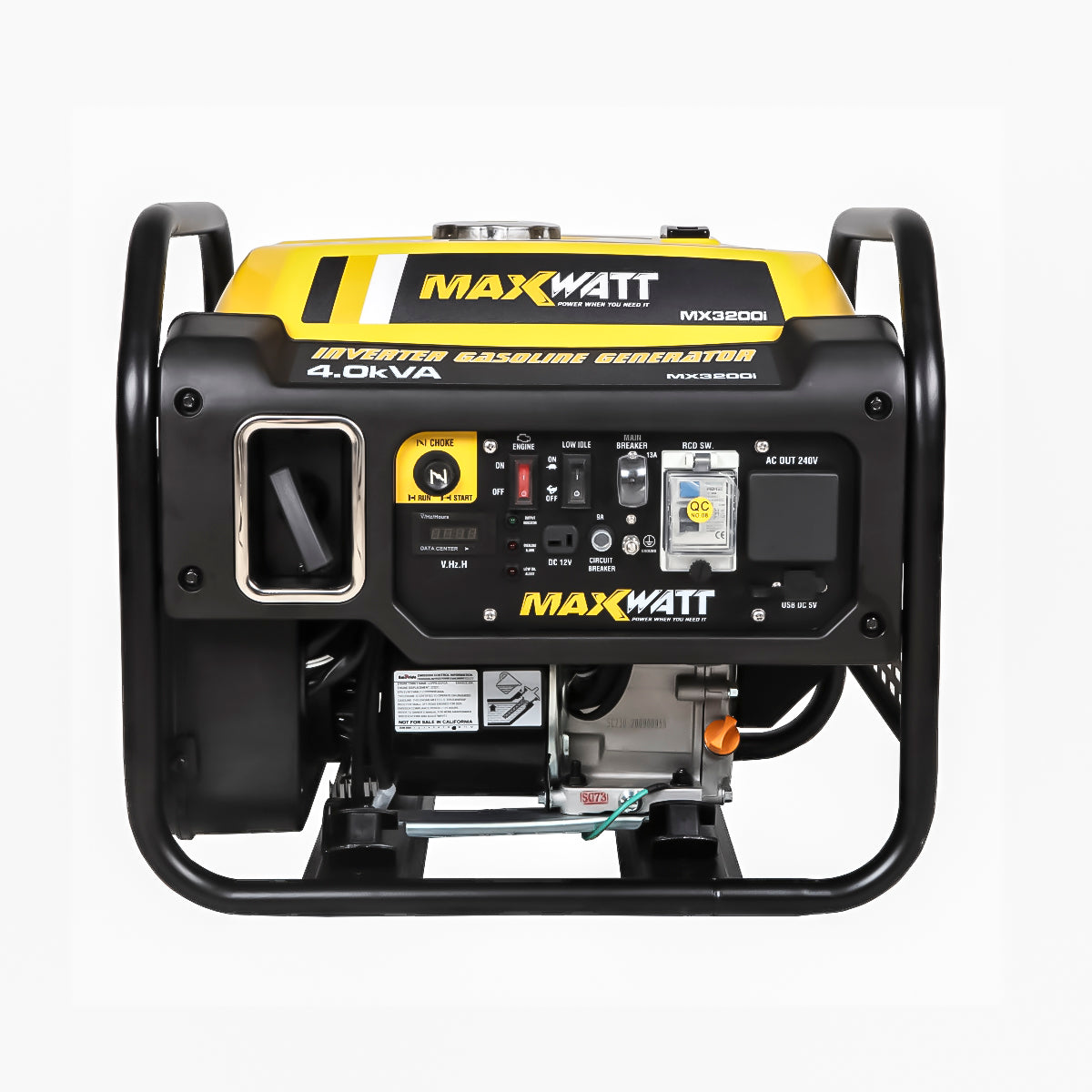 Maxwatt 3200w Petrol Inverter Generator