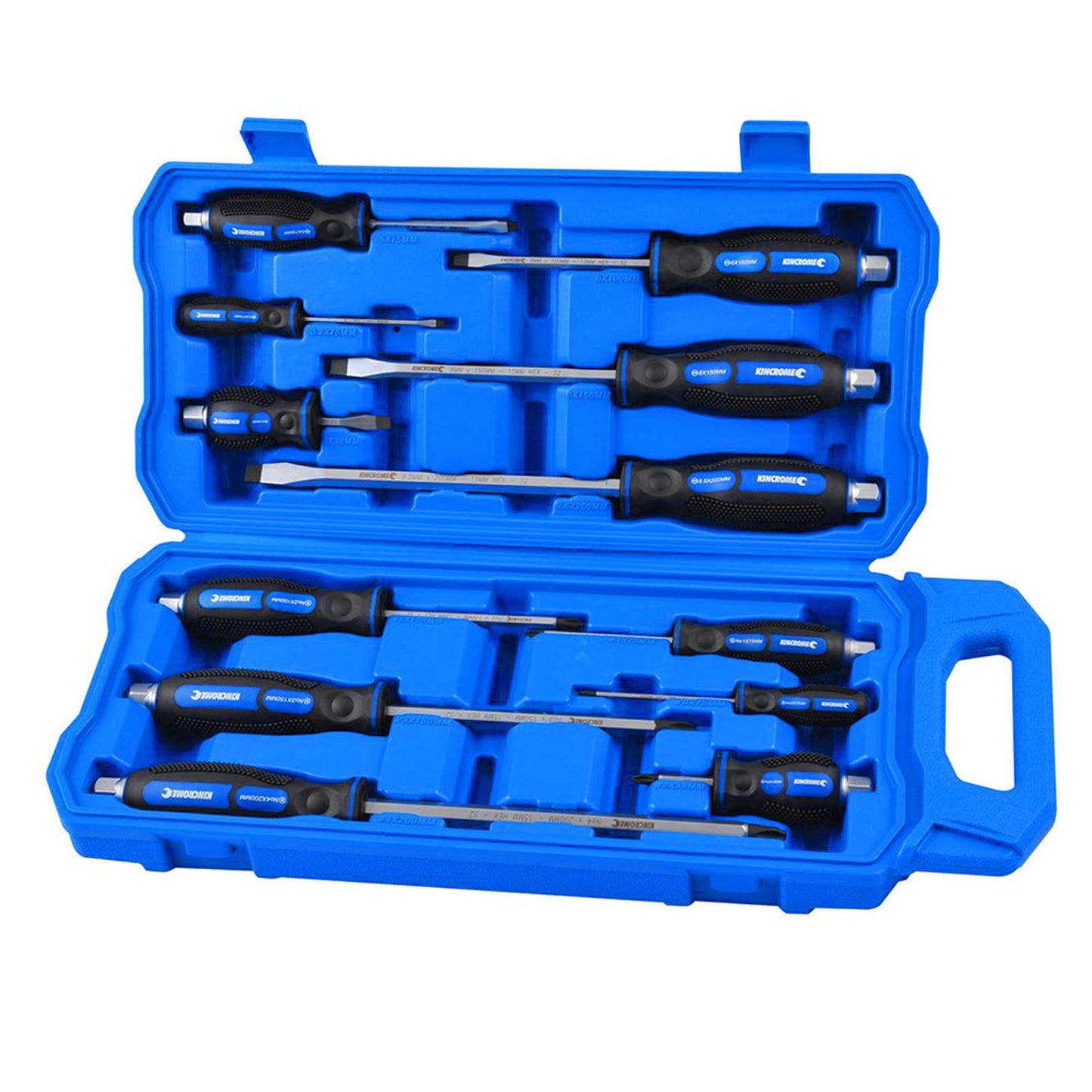KINCROME GO THROUGH SCREWDRIVER SET 12 PIECE