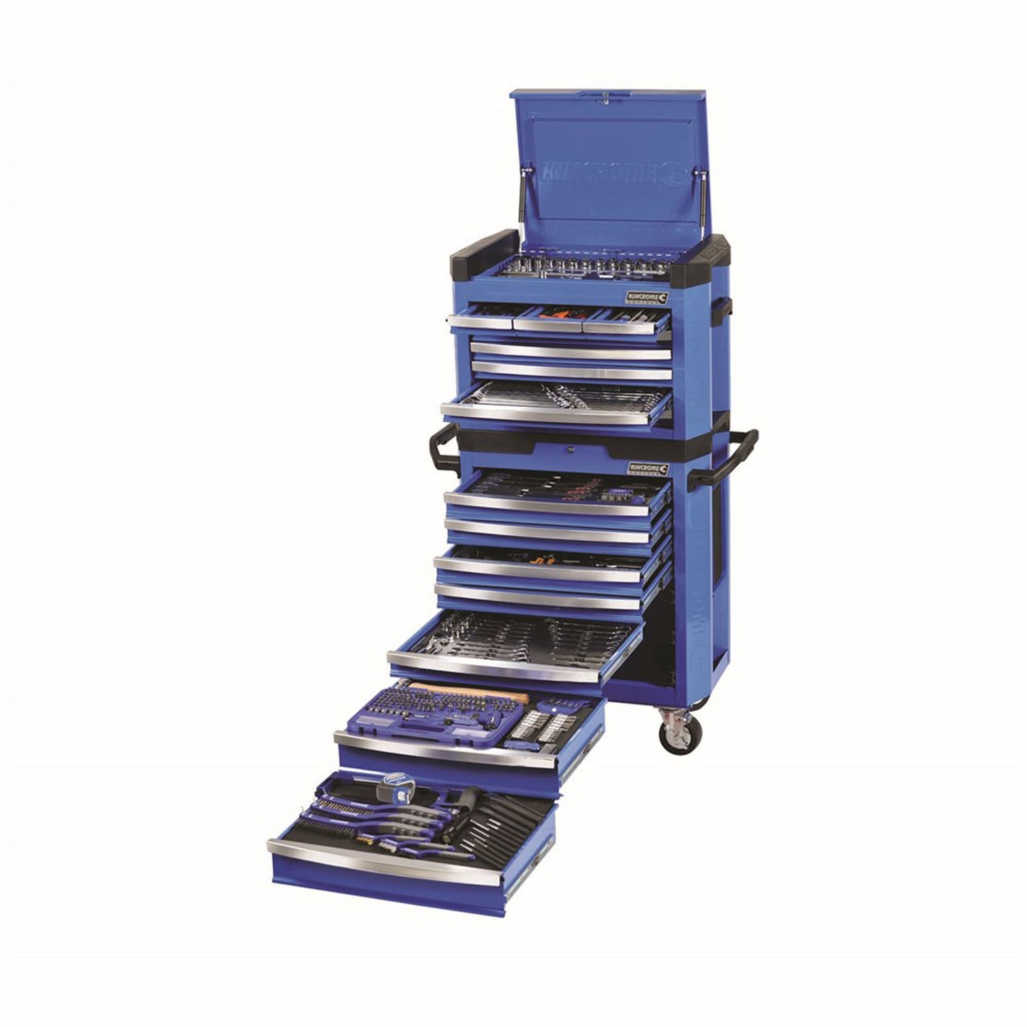 472 Piece 15 Drawer Contour Workshop Electric Blue