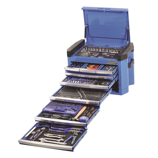328 Piece 8 Drawer Contour Tool Chest Electric Blue