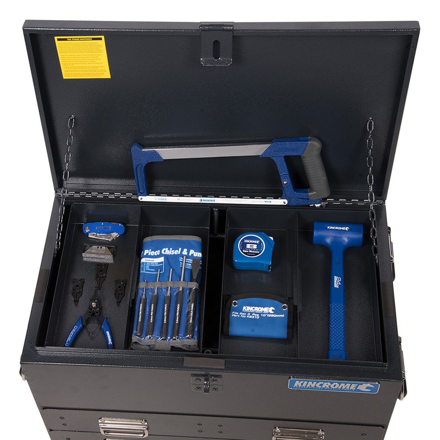 KINCROME 219 PCE H/DUTY TRUCK BOX GREY
