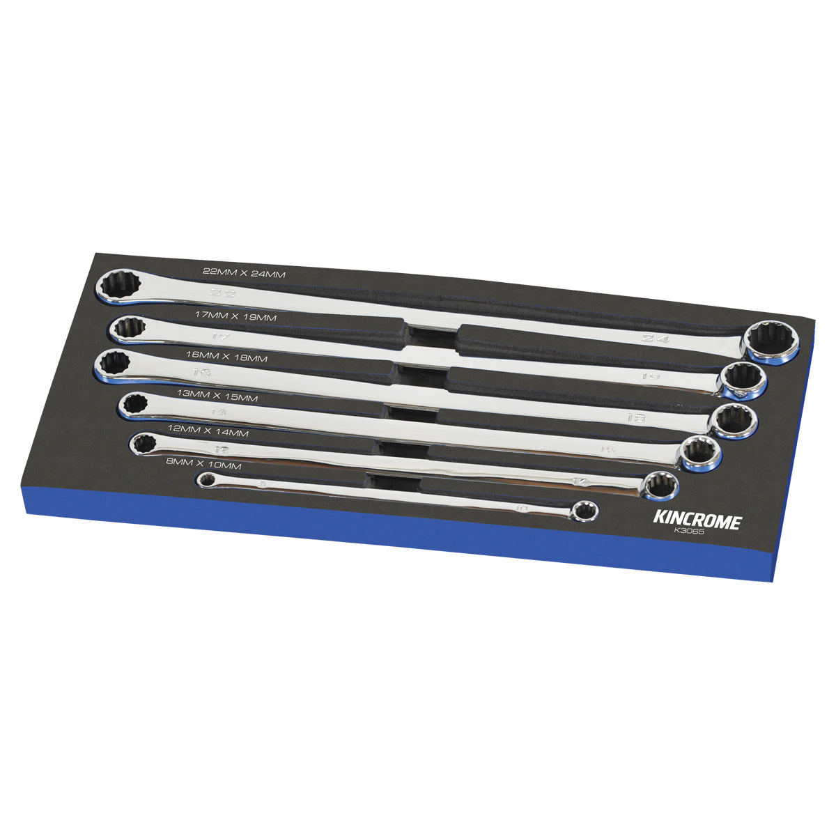 KINCROME 6PCE 0° OFFSET SPANNER SET METRIC
