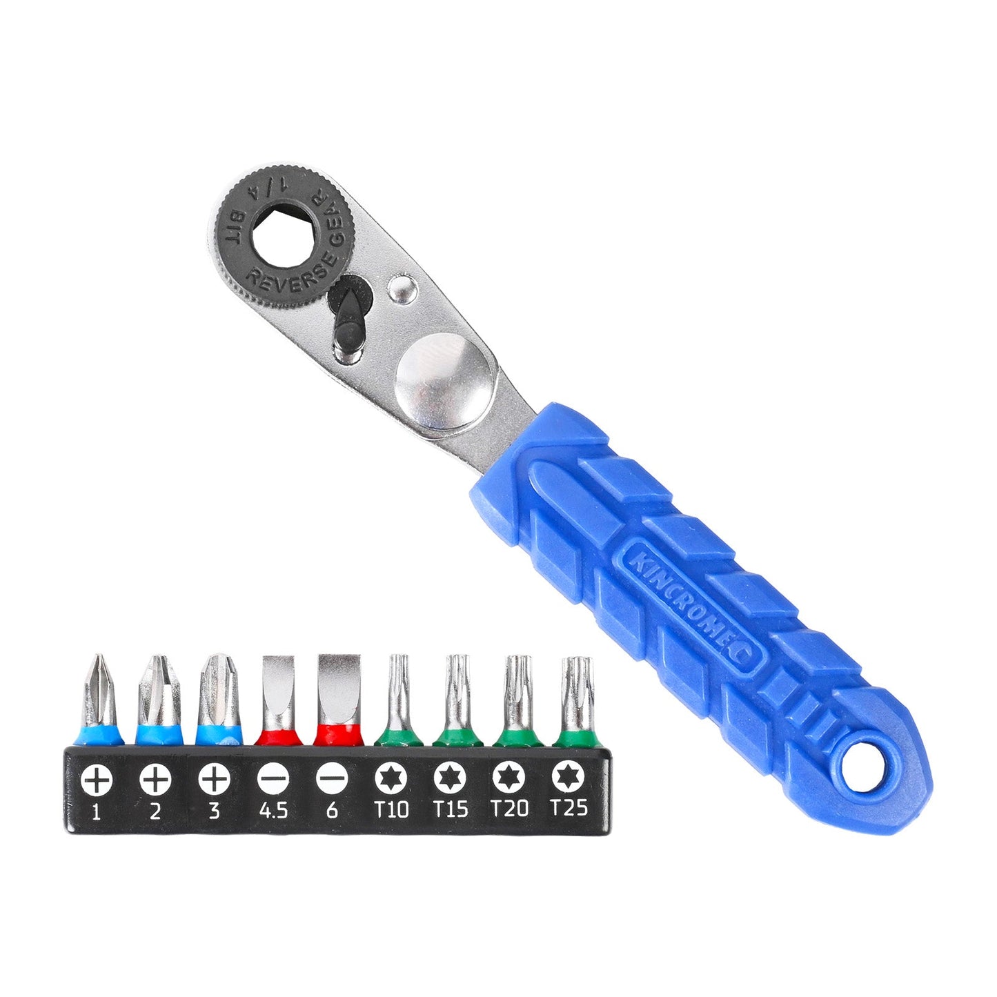 KINCROME 1/4 MINI RATCHET BIT SET 10 PIECE
