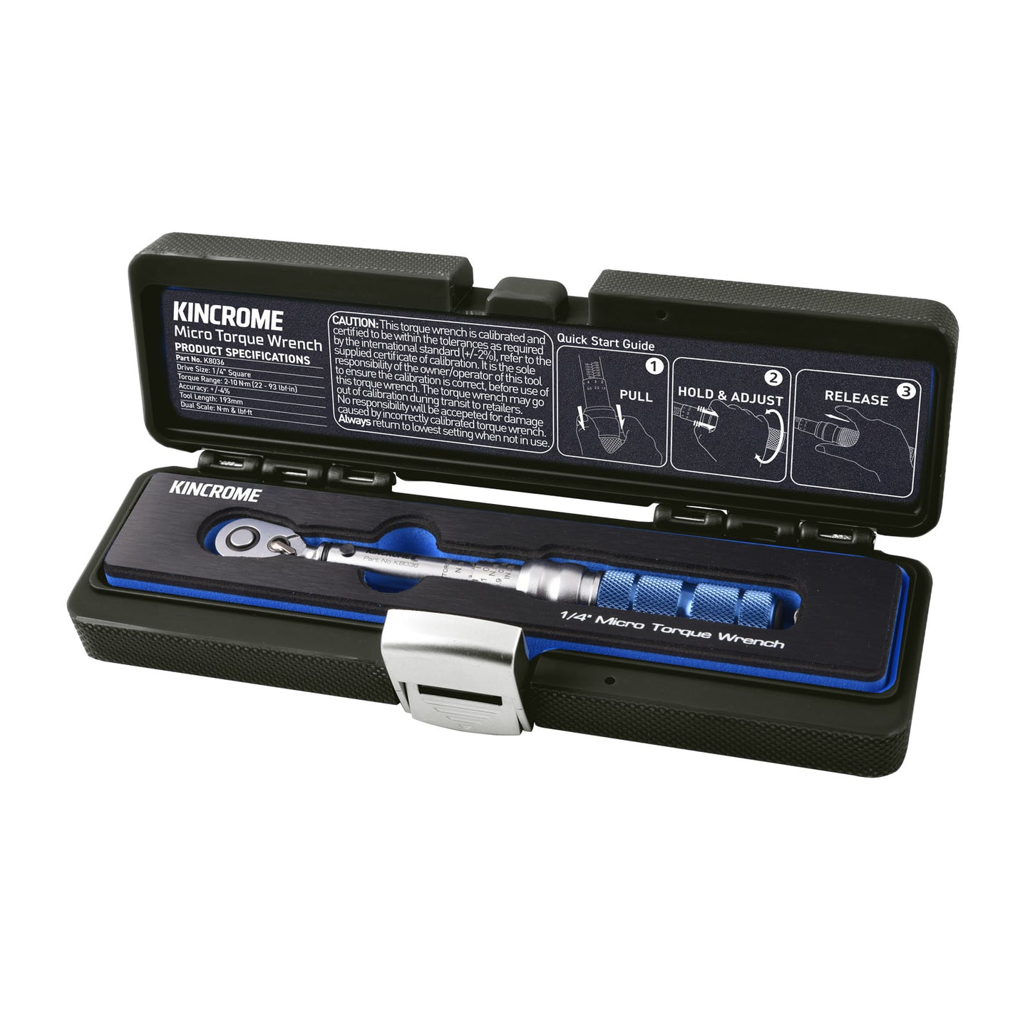 KINCROME 1/4 TORQUE WRENCH 2-10NM