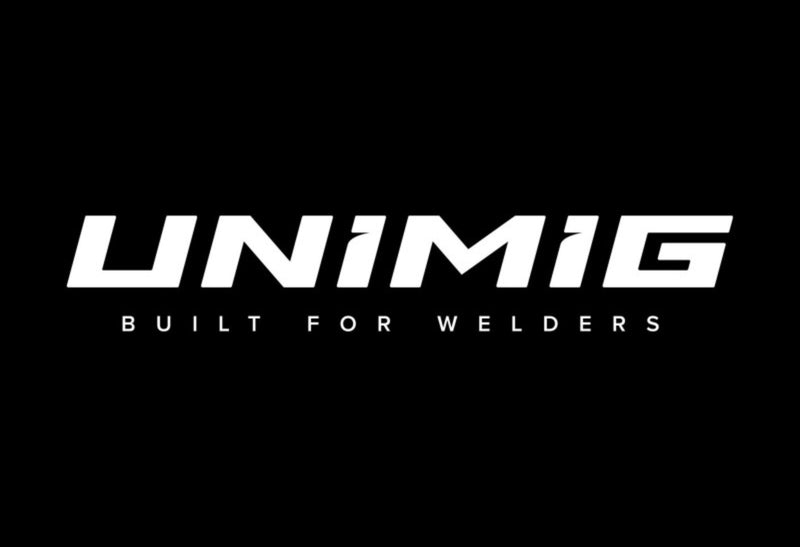 This is an image of Unimig welding guns collection signage at Kennedys Welding Supplies Derwent Park TAS, tool shop and welding specialists