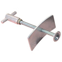 This is an image of a metal clamp tool with threaded rod and handle, sold by Kennedys Welding Supplies in Derwent Park TAS offering tool shop and welding specialists.