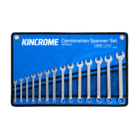 SPANNER SET COMBINATION 14 PIECE METRIC