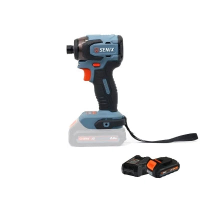 SENIX BRUSHLESS IMPACT DRIVER,2.0AH BATT,CHARGER PDIX2-M2-EU