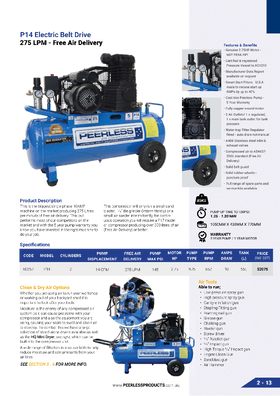 P14 PEERLESS ELECTRIC COMPRESSOR