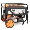 This is an image of a PROMAC tradie generator with orange wheels and black frame at Kennedys Welding Supplies, Derwent Park TAS offering tool shop and welding specialists