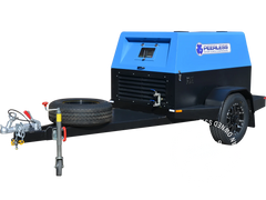 P125D DIESEL ROTARY SCREW COMPRESSOR TRAILER MOUNTED
