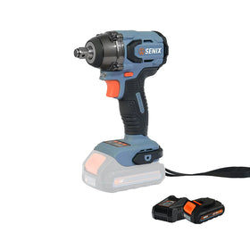 SENIX 18V 1/2 COMPACT IMPACT WRENCH ,2.0AH BATT,CHARGER 3PC PDWX2-M2-EU