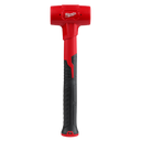 This is an image of a red Milwaukee rubber mallet tool available at Kennedys Welding Supplies in Derwent Park TAS, offering tool shop and welding specialist services.
