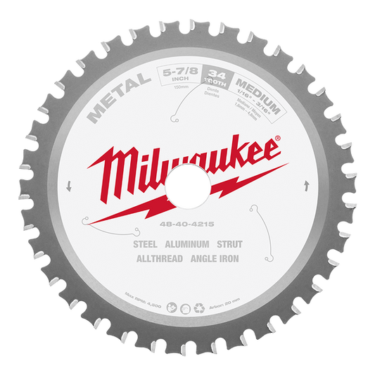 MILWAUKEE CIRC SAW METAL BLADE 34T 149MM - 48404215