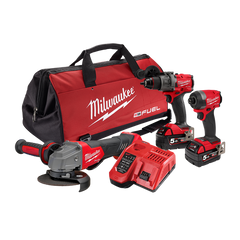 MILWAUKEE 3PCE POWER PACK 3A3 FAG,FID3,FPD3 - M18FPP3A3502B
