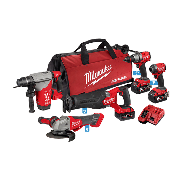 Milwaukee M18 One-key 5 Piece Kit M18onepp5a3503b
