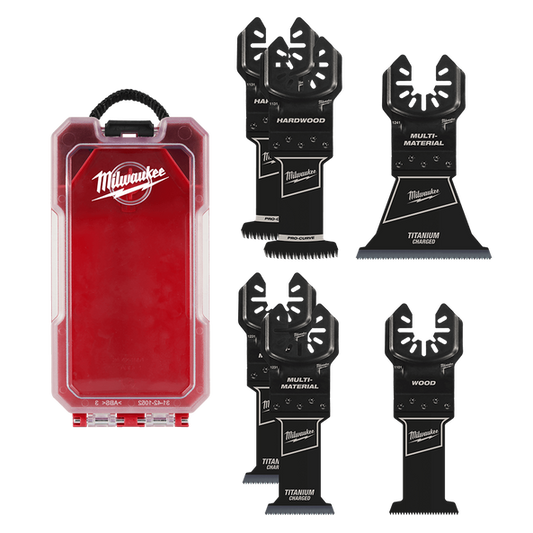 MILWAUKEE MULTI TOOL BLADE KIT 6PCE