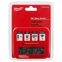 This is an image of Milwaukee 16 inch saw chain packaging, offered by Kennedys Welding Supplies in Derwent Park, TAS, Tool Shop and Welding Specialists