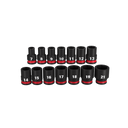 MILWAUKEE 3/8DR 14PCE METRIC IMPACT SOCKETS