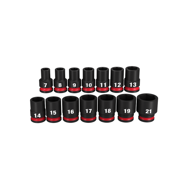 MILWAUKEE 3/8DR 14PCE METRIC IMPACT SOCKETS