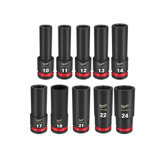 MILWAUKEE 1/2DR 14PCE DEEP IMPACT SOCKET