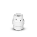 This is an image of a white Unimig gas diffuser for SB24 MIG torches, sold by Kennedys Welding Supplies in Derwent Park, TAS, offering tool shop, laser cutting, and welding specialists services.