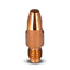 This is an image of a 0.9mm M8 copper contact tip for SB36 SB38 welders, offered by Kennedys Welding Supplies in Derwent Park TAS, welding specialists with tool shop and power tool repairs.