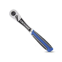 This is an image of a Kincrome ratchet tool with blue and black handle, offered by Kennedys Welding Supplies in Derwent Park TAS