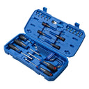 This is an image of a blue tool kit set with screwdrivers, hex keys, and bits by Kincrome at Kennedys Welding Supplies in Derwent Park TAS
