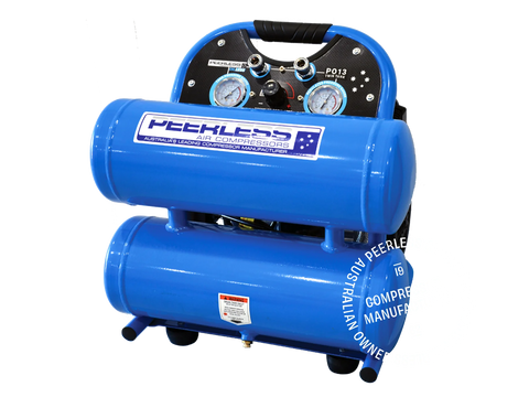 PEERLESS OIL-LESS TWIN TANK COMPRESSOR