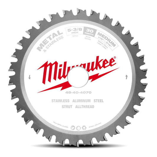 METAL SAW BLADE 5 3/8 30T - REPLACEMENT BLADE FOR HD18MS