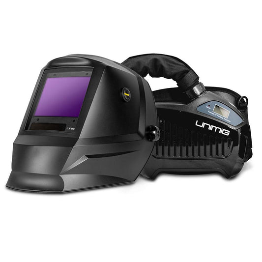 UNIMIG U21014K PAPR POWERED AIR PURIFYING RESPIRATOR - BLACK