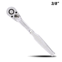 This is an image of a 3/8 inch ratchet wrench tool offered by Kennedys Welding Supplies, Derwent Park TAS tool shop and welding specialists.