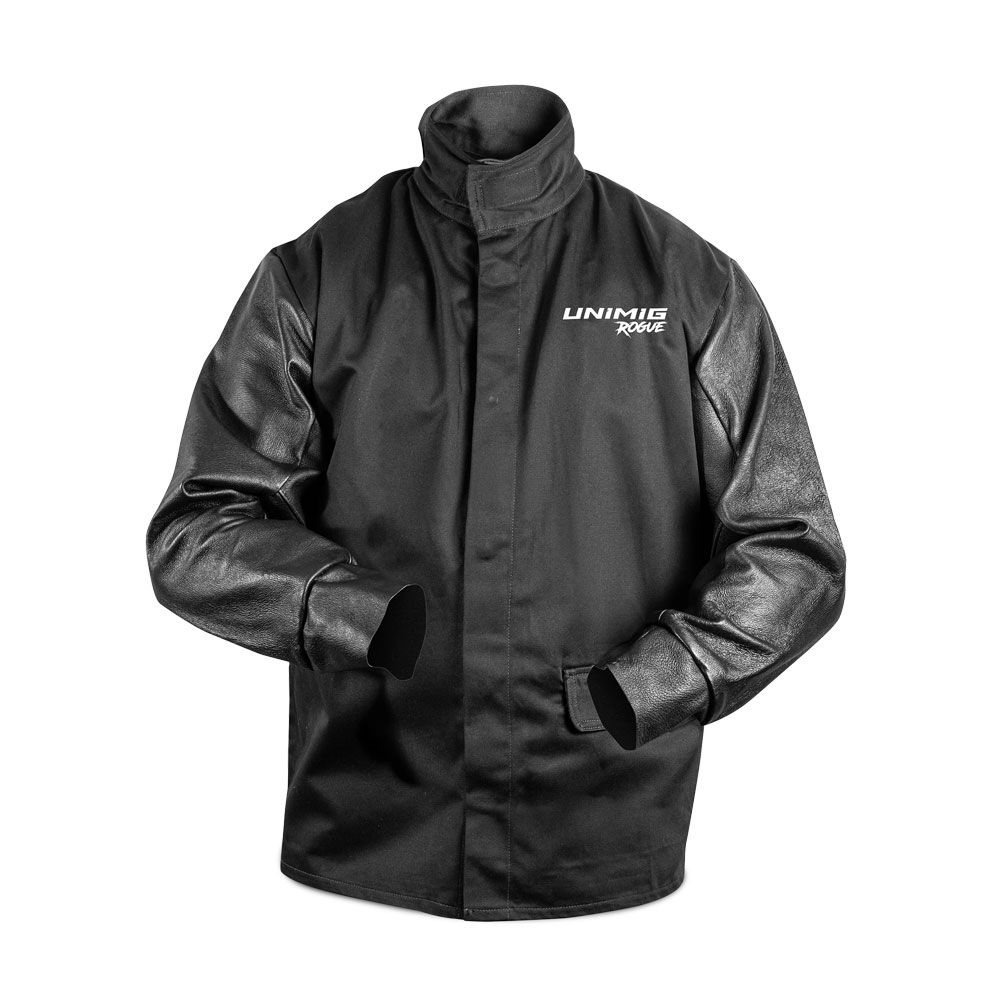 ROGUE WELDING JACKET XXL WITH LEATHER SLEEVES