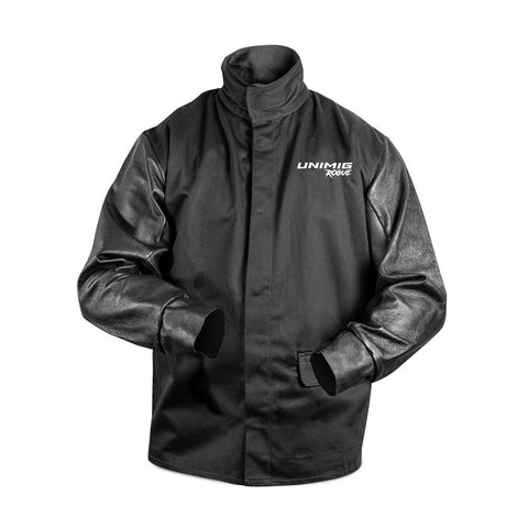 ROGUE WELDING JACKET XXL WITH LEATHER SLEEVES