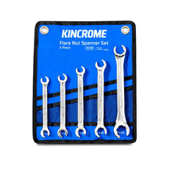 SPANNER SET FLARE NUT 5 PIECE METRIC