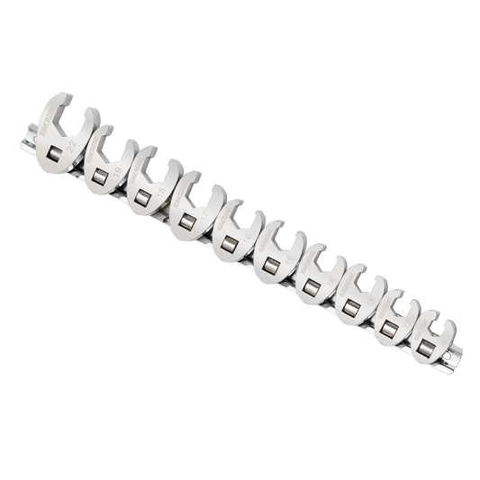 KINCROME 3/8 CROWS FOOT SPANNER SET 10 PCE