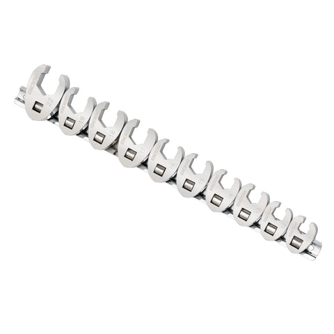 KINCROME 3/8 CROWS FOOT SPANNER SET 10 PCE