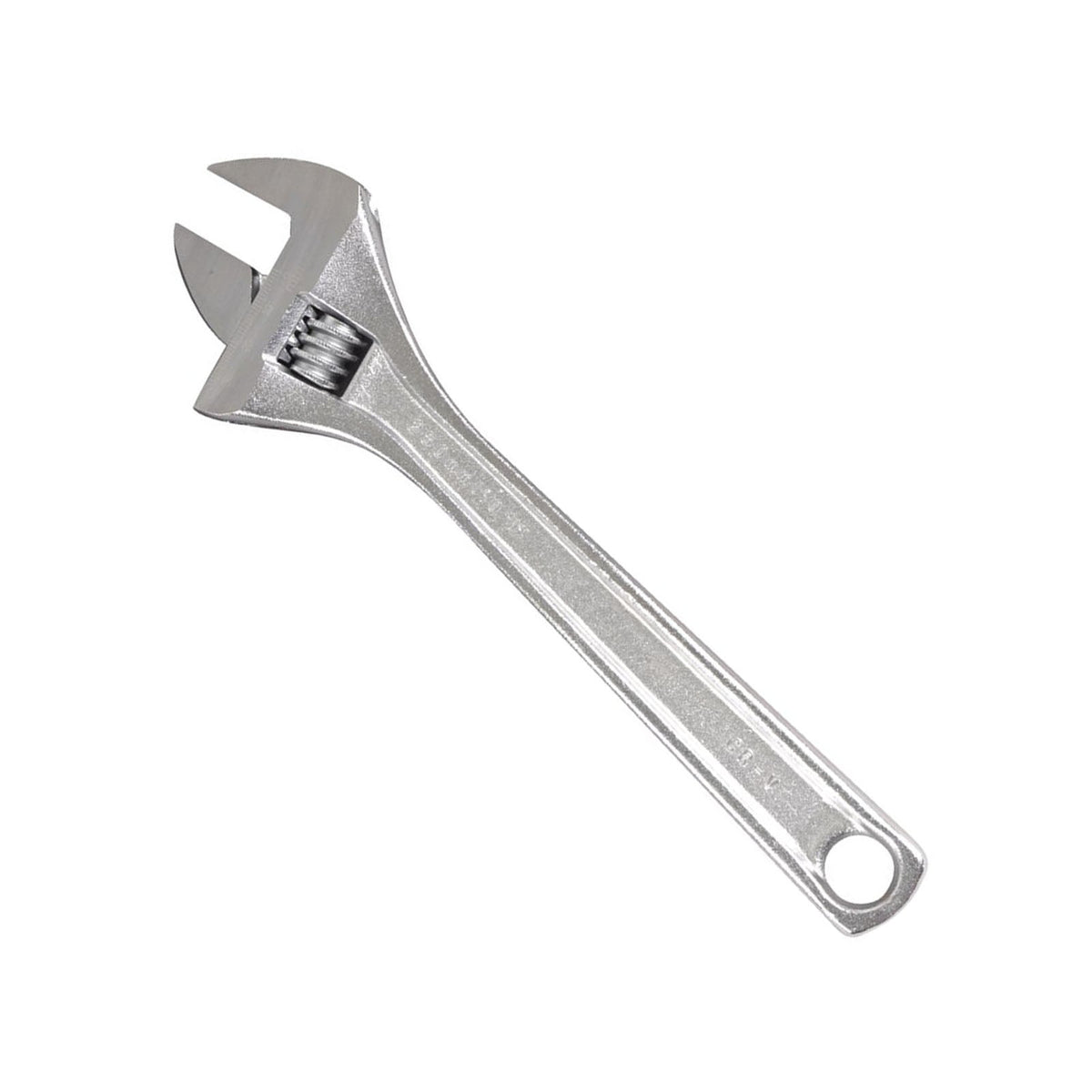 This is an image of a silver adjustable wrench tool offered by Kennedys Welding Supplies in Derwent Park TAS, Tool Shop and Welding Specialists