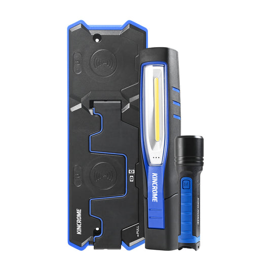 KINCROME LED INSPECTION LIGHT & TORCH KIT (WIRELESS CHARGING)