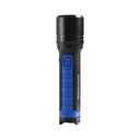 This is an image of a Kincrome blue and black handheld flashlight by Kennedys Welding Supplies in Derwent Park TAS, tool shop and welding specialists.