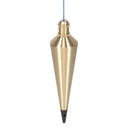 This is an image of a brass plumb bob tool with a blue string, offered by Kennedys Welding Supplies in Derwent Park, TAS, featuring welding specialists and tool shop services.