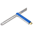 This is an image of a Kincrome measuring square with blue handle, available at Kennedys Welding Supplies in Derwent Park TAS, offering tool shop and welding specialist services