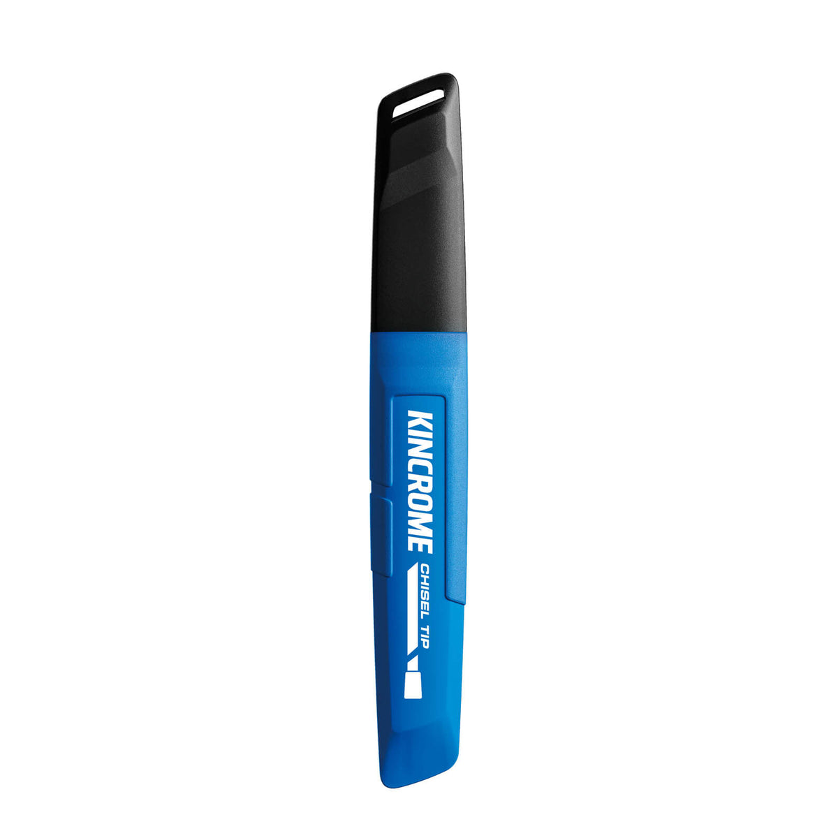 This is an image of a blue Kincrome chisel tip tool by Kennedys Welding Supplies in Derwent Park TAS, offering tool shop and welding specialists