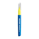 This is an image of a Kincrome yellow highlighter pen with blue body, offered by Kennedys Welding Supplies in Derwent Park TAS