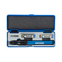 This is an image of a Kincrome tool kit with batteries in a blue case, from Kennedys Welding Supplies in Derwent Park TAS, offering tool shop and welding specialists